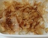 簡単♪醤油おかかに海苔シャケ弁当作り方1写真