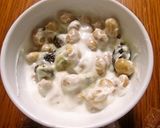 節分豆（炒り大豆）のヨーグルトデザート作り方2写真
