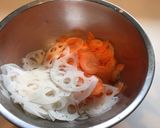 れんこんの甘酢炒め 幼児食にも◎作り方1写真