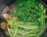 三つ葉としめじと海苔のお浸し作り方3写真