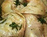 ♪鶏肉♪骨付き鶏モモの香草オイル焼き作り方6写真