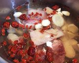 山芋とにわとりの養生スープ ☆山藥雞湯☆作り方3写真