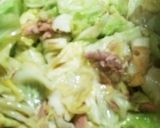 ♪野菜♪キャベツとツナ缶の麺汁煮（簡単）作り方7写真