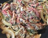 簡単！牛こまハヤシライス風炒め作り方4写真