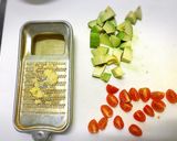 鮭とアボカドのホイル焼きアクアパッツァ風作り方1写真