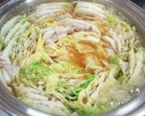 【豚バラ白菜の重ね鍋】@メモ用作り方5写真