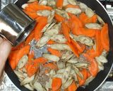 ゴボウひき肉の甘辛味噌煮♪簡単人参ご飯に作り方5写真