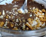 簡単すぎ！柿の種の薄パリ チョコクランチ作り方3写真