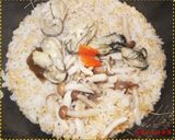 お茶と柚子香る★牡蠣の炊き込みご飯作り方4写真