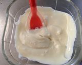 ホワイトチョコムースカップケーキ風かき氷作り方3写真