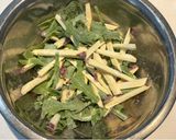 さつまいもと春菊のかき揚げ作り方3写真