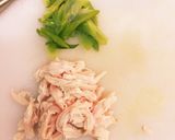 簡単☆和風茹で鶏サラダ作り方3写真