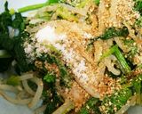 ほうれん草ともやしの胡麻和え作り方4写真