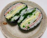 ハムとチーズのおにぎらず作り方5写真