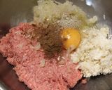 バレンタインディナージューシーハンバーグ作り方4写真