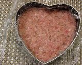 バレンタインディナージューシーハンバーグ作り方5写真