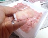 豆腐の豚肉巻き　ピリ辛ケチャップ煮込み作り方3写真