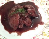 フライパンで鶏むね肉 赤ワイン煮作り方7写真