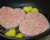 バレンタインディナージューシーハンバーグ作り方6写真