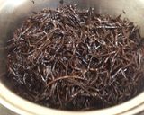 ご飯が旨い♡カリカリ梅入りひじきふりかけ作り方2写真