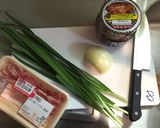 男1人暮らし 豚キムチ炒め作り方1写真