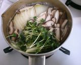 簡単カイワレと椎茸の白だし豆腐ハンバーグ作り方4写真