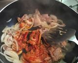 男1人暮らし 豚キムチ炒め作り方5写真