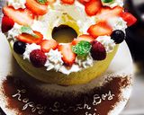 シフォンケーキデコレーション♡作り方5写真