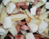 ぱぱっと！ポテトのチーズ焼き☆おもち入り作り方2写真