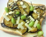 とろとろ炒めナスの塩昆布和トースト作り方4写真