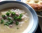トルコ料理◆ねぎと胡椒肉団子のスープ作り方15写真