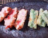 簡単おつまみ♪「竹輪紅生姜揚げ」作り方4写真