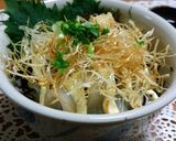 いか と揚げネギの甘辛ダレ&マヨネーズ丼作り方6写真