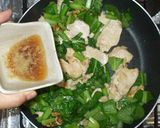 小松菜と鶏胸肉とナッツの中華炒め野菜炒め作り方13写真