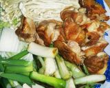 鶏すき焼き♪にんにくモリモリ～⤴作り方7写真