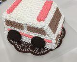 立体 車 ケーキ パトカー 救急車作り方6写真