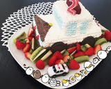 立体 車 ケーキ パトカー 救急車作り方9写真