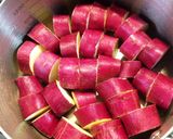 サツマイモの甘煮 お弁当のすきまにも♪作り方2写真