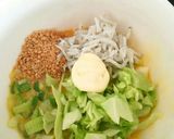 キャベツとシラス卵焼きのおにぎらず作り方1写真