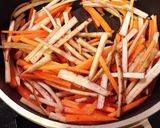凍コンニャクの味噌キンピラwith十六茶作り方4写真