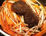 凍コンニャクの味噌キンピラwith十六茶作り方5写真