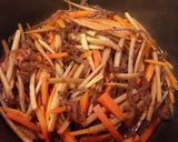 凍コンニャクの味噌キンピラwith十六茶作り方7写真