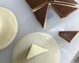 スライス生チョコレート☆餃子の皮包み焼き作り方2写真