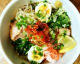 ナムル乗せ具だくさん盛岡冷麺作り方10写真
