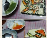 海苔アート キャラ弁 スプラトゥーン作り方3写真