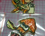 海苔アート キャラ弁 スプラトゥーン作り方4写真