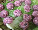 記念日に♡ピンク♡な基本の簡単もち米焼売作り方7写真