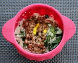 糖質オフ！絶品フワフワ！！納豆たまご豆腐作り方3写真