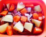 お雑煮のお汁de簡単レンジ15分肉じゃが作り方2写真