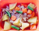お雑煮のお汁de簡単レンジ15分肉じゃが作り方4写真